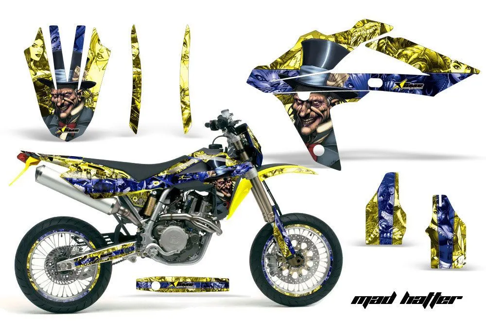 Husqvarna SM / SMR 450 / 530 Dirt Bike Custom Graphic Kit - 2005-2010