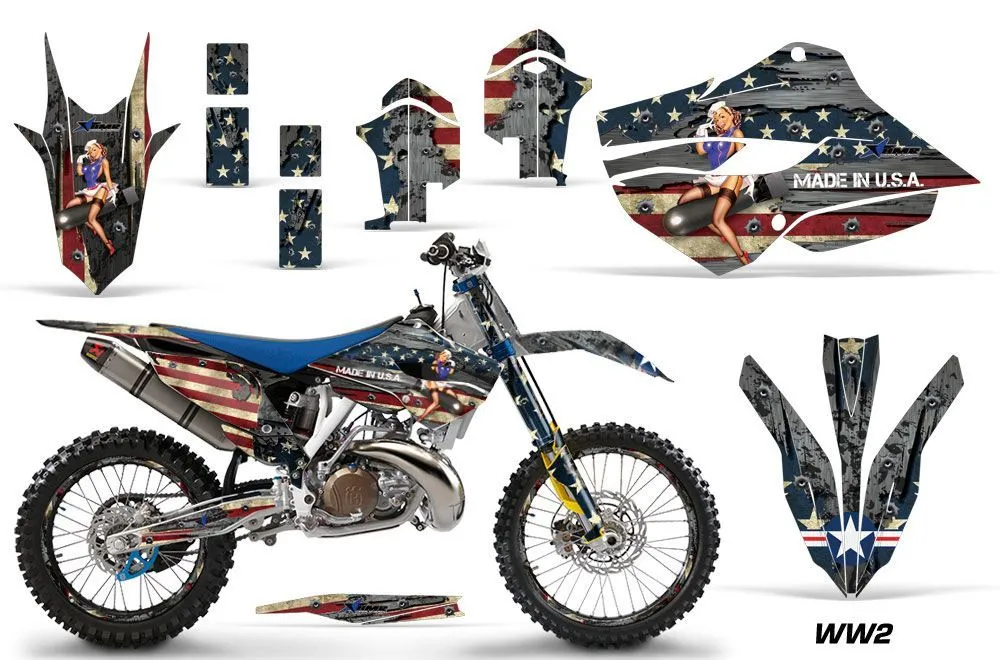 Husqvarna TC / FC 300 Dirt Bike Graphic Kit - 2014-2016 WW2