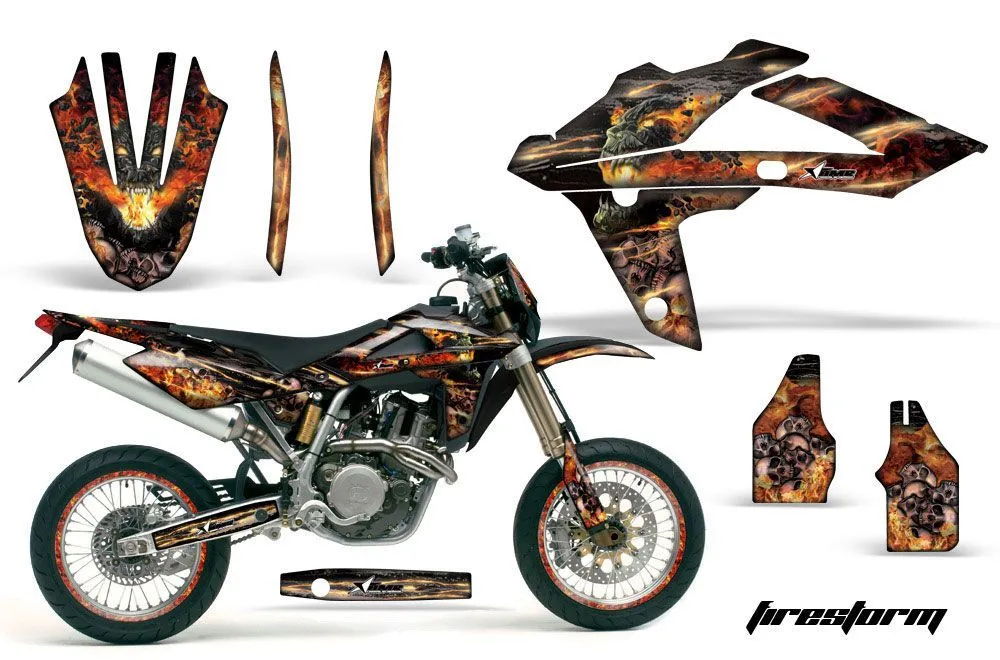 Husqvarna TC / TE 450 Dirt Bike Custom Graphic Kit - 2005-2010