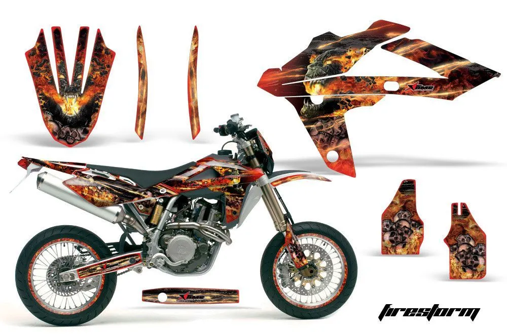 Husqvarna TC / TE 450 Dirt Bike Custom Graphic Kit - 2005-2010
