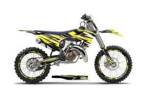Husqvarna FC 350 Dirt Bike Graphic Kit - 2016-2017 Attack Yellow