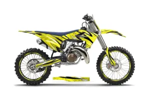 Husqvarna FC 450 Dirt Bike Graphic Kit - 2016-2017 Fade Yellow