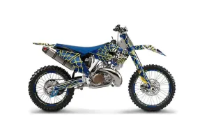 Husqvarna TC / FC 300 Dirt Bike Graphic Kit - 2014-2016 Widow Maker Yellow