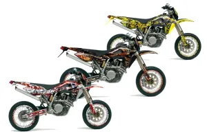 Husqvarna TC / TE 250 Dirt Bike Custom Graphic Kit - 2005-2008