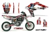 Husqvarna SM / SMR 450 / 530 Dirt Bike Graphic Kit - 2005-2010 Mad Hatter Red