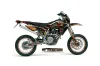 Husqvarna TC / TE 250 Dirt Bike Graphic Kit - 2005-2008 Firestorm Black