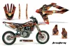 Husqvarna TC / TE 450 Dirt Bike Graphic Kit - 2005-2010 Firestorm Red