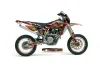 Husqvarna TC / TE 450 Dirt Bike Graphic Kit - 2005-2010 Firestorm Red