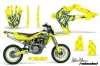 Husqvarna TC / TE 450 Dirt Bike Graphic Kit - 2005-2010 Silver Star - Reloaded Yellow
