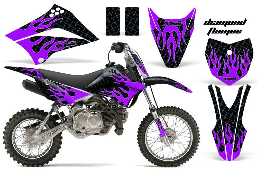 Kawasaki KLX110L Dirt Bike Custom Graphic Kit - 2010-2025
