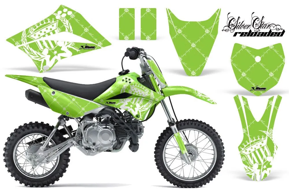 Kawasaki KLX110L Dirt Bike Custom Graphic Kit - 2010-2025