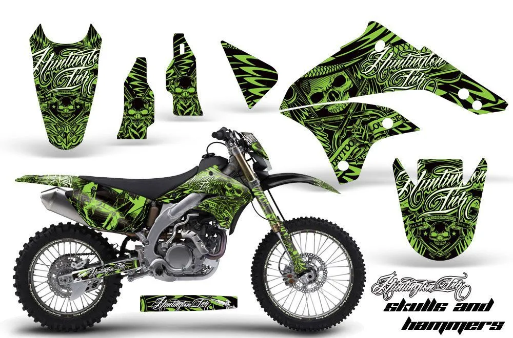 Kawasaki KLX450 Enduro Dirt Bike Custom Graphic Kit - 2008-2022