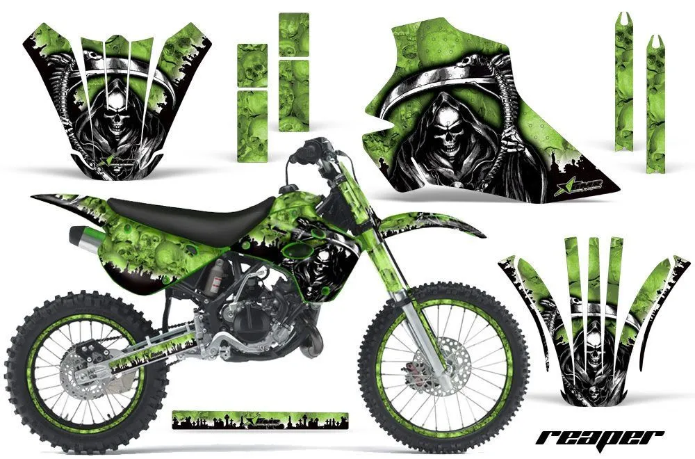 Kawasaki KX100 Dirt Bike Custom Graphic Kit - 1995-1997