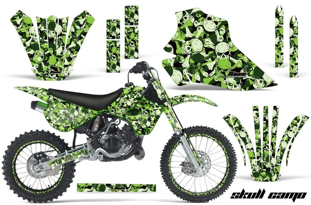 Kawasaki KX100 Dirt Bike Custom Graphic Kit - 1995-1997