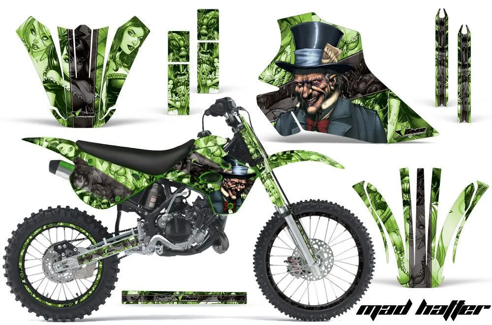 Kawasaki KX80 Dirt Bike Custom Graphic Kit - 1995-1997