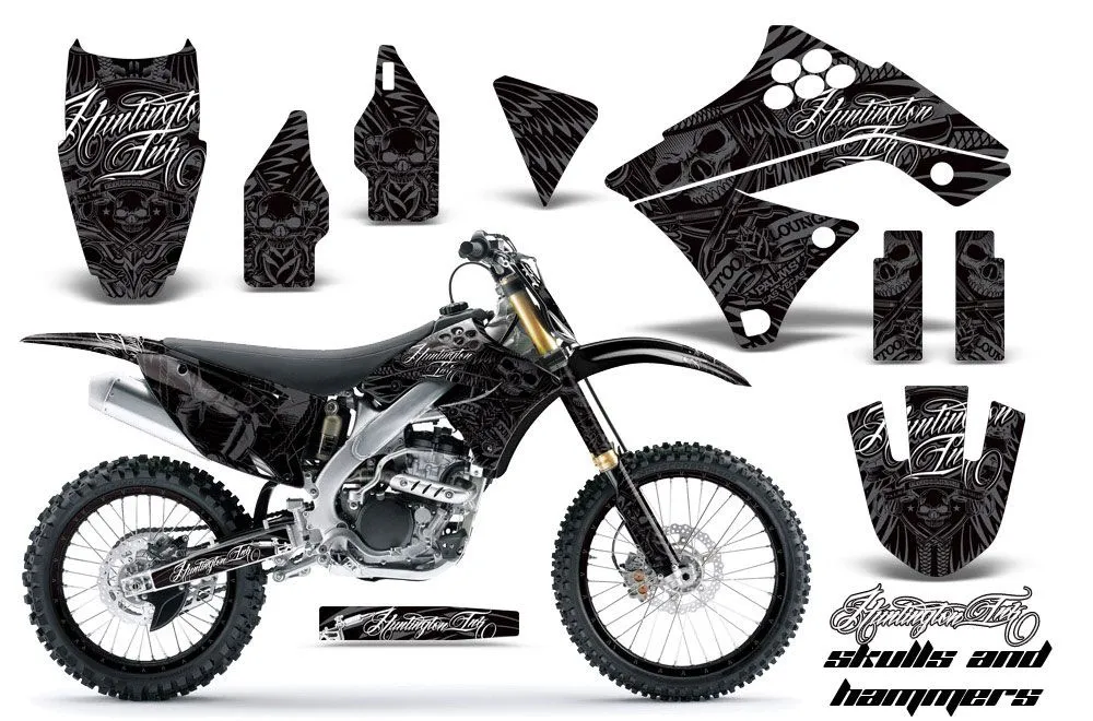 Kawasaki KXF250 Dirt Bike Custom Graphic Kit - 2009-2012