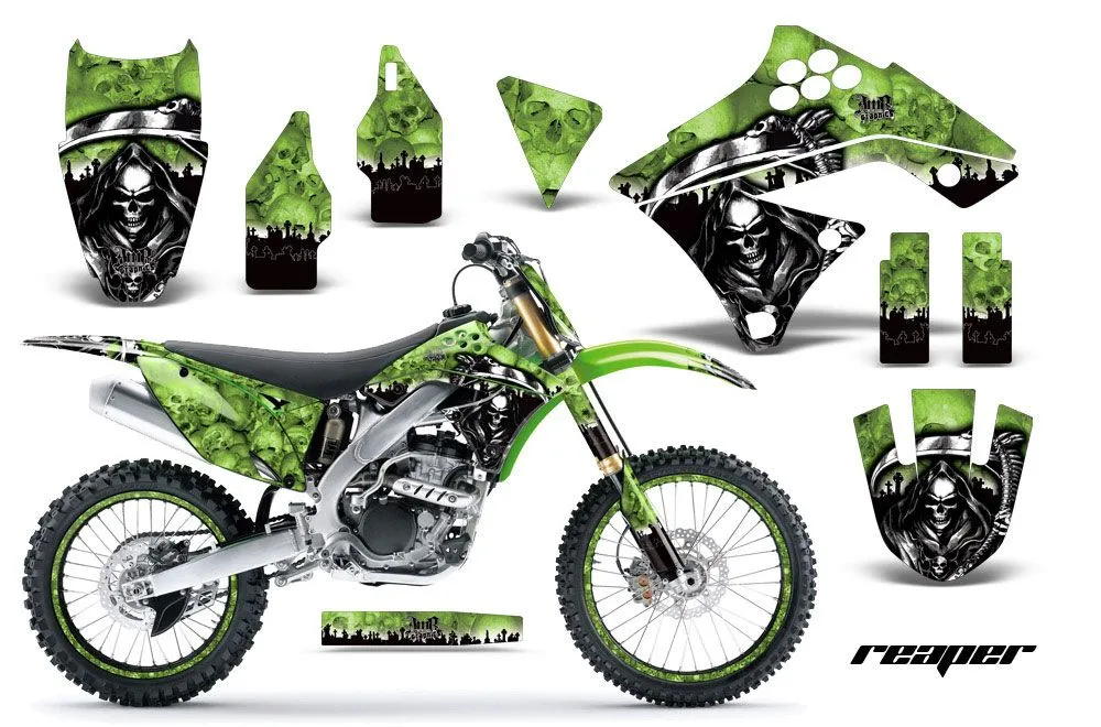 Kawasaki KXF250 Dirt Bike Custom Graphic Kit - 2009-2012