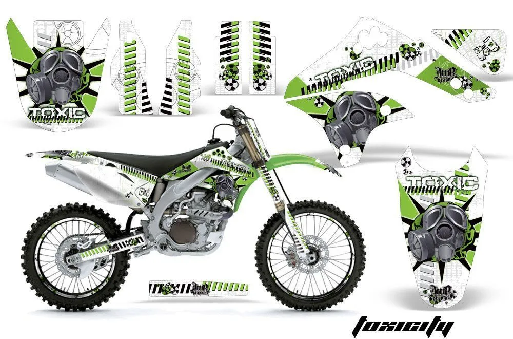 Kawasaki KXF450 Dirt Bike Custom Graphic Kit - 2006-2008