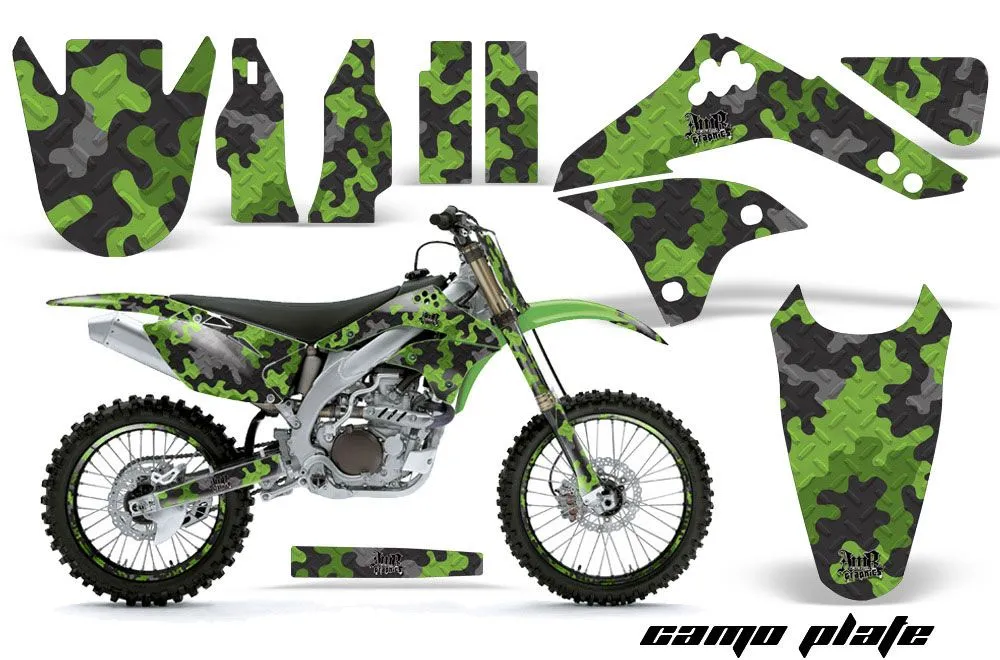 Kawasaki KXF450 Dirt Bike Custom Graphic Kit - 2006-2008