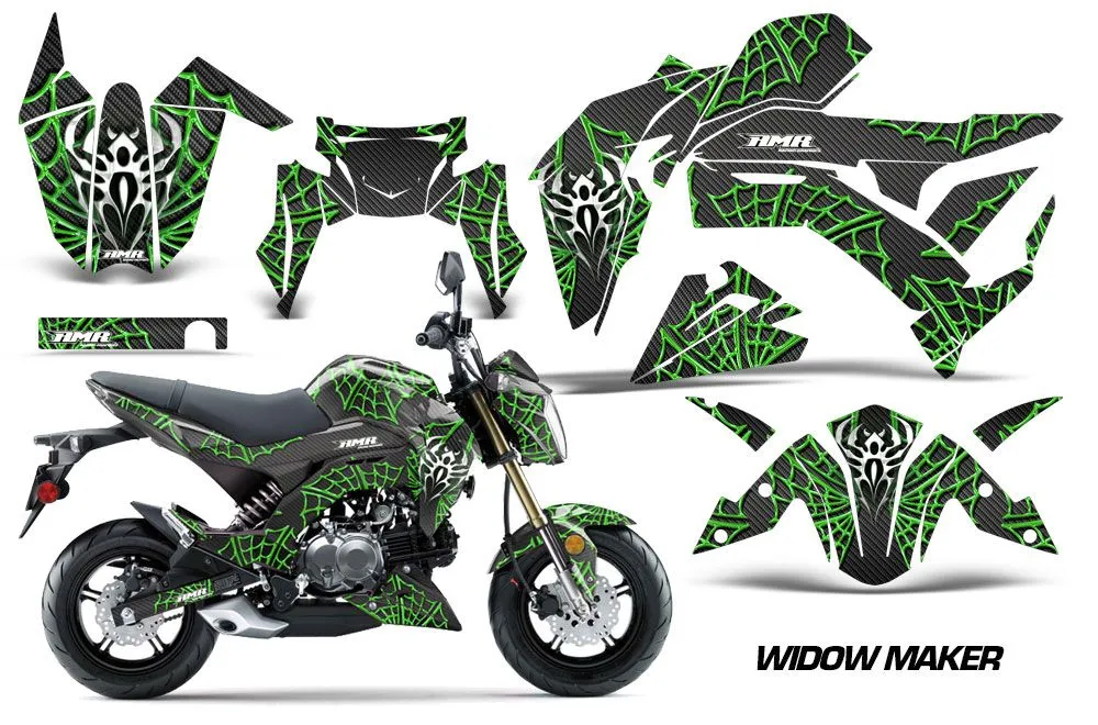 Kawasaki Z125 Pro Dirt Bike Custom Graphic Kit - 2017-2024