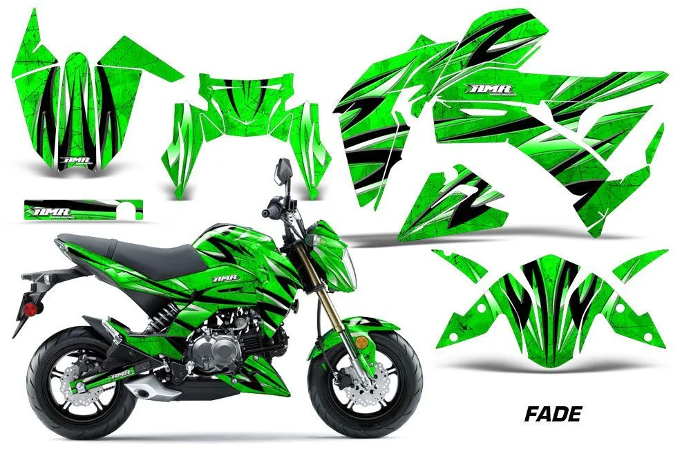 Kawasaki Z125 Pro Dirt Bike Custom Graphic Kit - 2017-2024