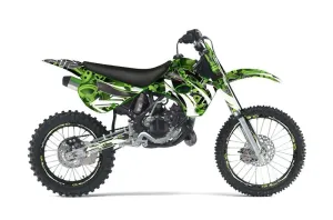 Kawasaki KX100 Dirt Bike Graphic Kit - 1995-1997 Expo Green