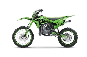 Kawasaki KX100 Dirt Bike Graphic Kit - 2014-2021 Tribe Green