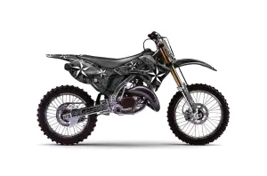 Kawasaki KX125 Dirt Bike Graphic Kit - 1999-2002 NorthStar Black