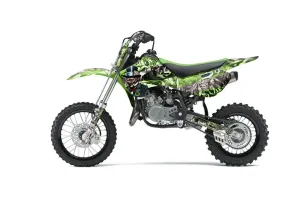 Kawasaki KX65 Dirt Bike Graphic Kit - 2002-2018 Mad Hatter Green