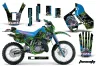 Kawasaki KDX200 Dirt Bike Graphic Kit - 1989-1994 Toxicity Green
