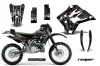 Kawasaki KDX200 Dirt Bike Graphic Kit - 1995-2006 Reaper Black