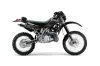 Kawasaki KDX200 Dirt Bike Graphic Kit - 1995-2006 Reaper Black