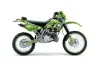 Kawasaki KDX220 Dirt Bike Graphic Kit - 1997-2005 Bone Collector Green