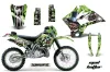 Kawasaki KDX220 Dirt Bike Graphic Kit - 1997-2005 Mad Hatter Green