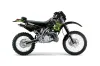 Kawasaki KDX220 Dirt Bike Graphic Kit - 1997-2005 Silver Star - Reloaded Green