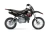 Kawasaki KLX110 Dirt Bike Graphic Kit - 2010-2025 Bone Collector Black