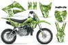Kawasaki KLX110 Dirt Bike Graphic Kit - 2010-2025 Butterfly Green