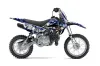 Kawasaki KLX110 Dirt Bike Graphic Kit - 2010-2025 Mad Hatter Blue