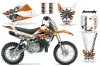 Kawasaki KLX110L Dirt Bike Custom Graphic Kit - 2010-2025