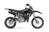 Kawasaki KLX110L Dirt Bike Graphic Kit - 2010-2025 Butterfly Black