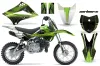 Kawasaki KLX110L Dirt Bike Graphic Kit - 2010-2025 Carbon X Green