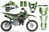 Kawasaki KLX110L Dirt Bike Graphic Kit - 2010-2025 Mad Hatter Green