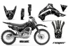 Kawasaki KLX140 Dirt Bike Graphic Kit - 2008-2019 Reaper Black