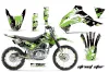 Kawasaki KLX140 Dirt Bike Graphic Kit - 2008-2019 Street Star Green