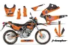 Kawasaki KLX250 Enduro Dirt Bike Custom Graphic Kit - 2008-2018
