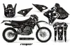 Kawasaki KLX400 Dirt Bike Graphic Kit - 2000-2016 Reaper Black
