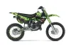 Kawasaki KX100 Dirt Bike Graphic Kit - 1995-1997 Mad Hatter Green