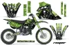 Kawasaki KX100 Dirt Bike Graphic Kit - 1995-1997 Reaper Green