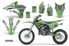 Kawasaki KX100 Dirt Bike Graphic Kit - 2014-2021 Deaden Green