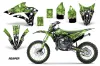 Kawasaki KX100 Dirt Bike Graphic Kit - 2014-2021 Reaper Green